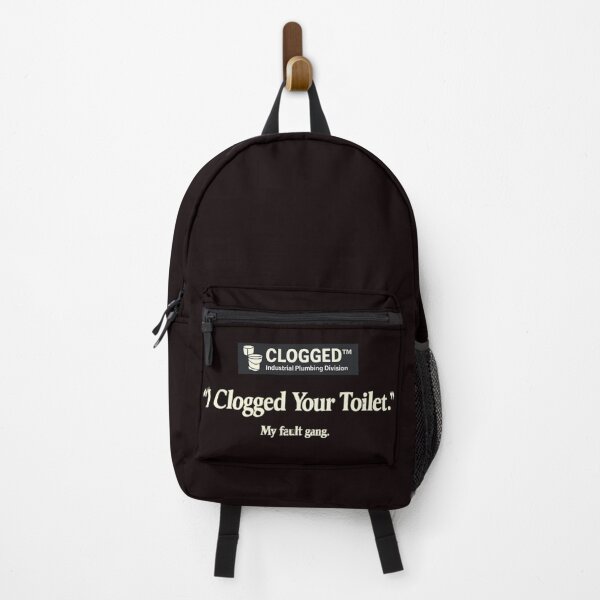 Item preview, I Clogged Your Toilet Streetwear Meme designed and sold by FrameFlow.