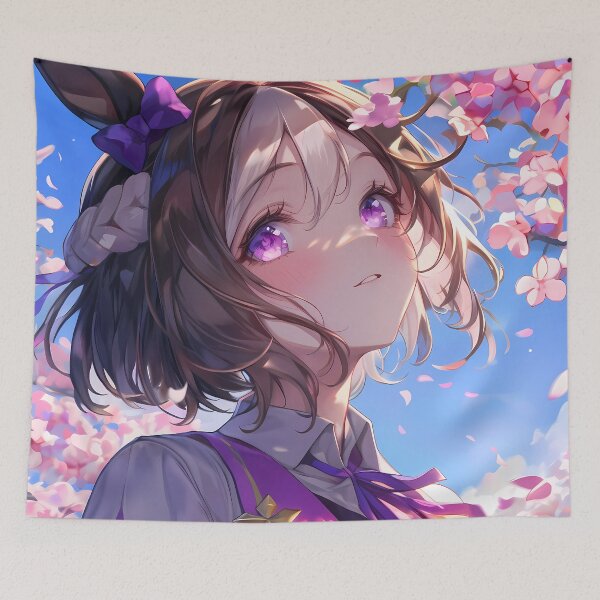 Item preview, Special Week Uma Musume Pretty Derby Cherry Blossom Sky Gaze designed and sold by SuperTeamCanada.