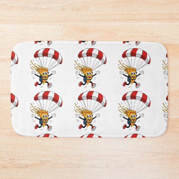 Item preview, Funny Pizza Skydiving – Parachute Adventure Art designed and sold by Combat Skies.