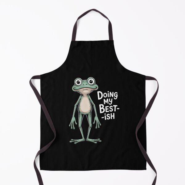 Item preview, Doing My Best-ish Funny Relatable Frog Meme Exhausted Life Gift designed and sold by Say It With Ink.