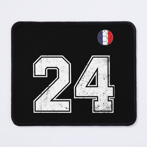 Artikelvorschau, Fußballspieler Trikotnummer 24 Frankreich Flagge entworfen und verkauft von LiviuGligoros.