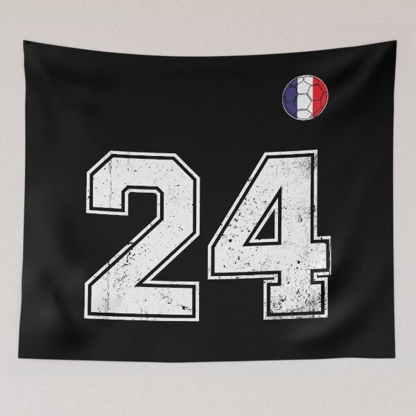 Item preview, Soccer player Jersey number 24 France Flag designed and sold by LiviuGligoros.
