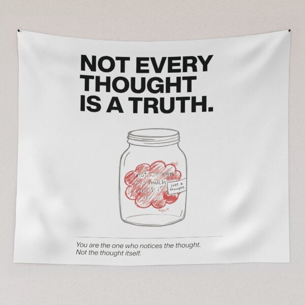 Item preview, Not Every Thought Is A Truth Cognitive Jar designed and sold by Artist-Auliffe.