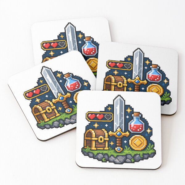 Item preview, Pixel Quest Retro Gaming Icons designed and sold by StickyGuys.