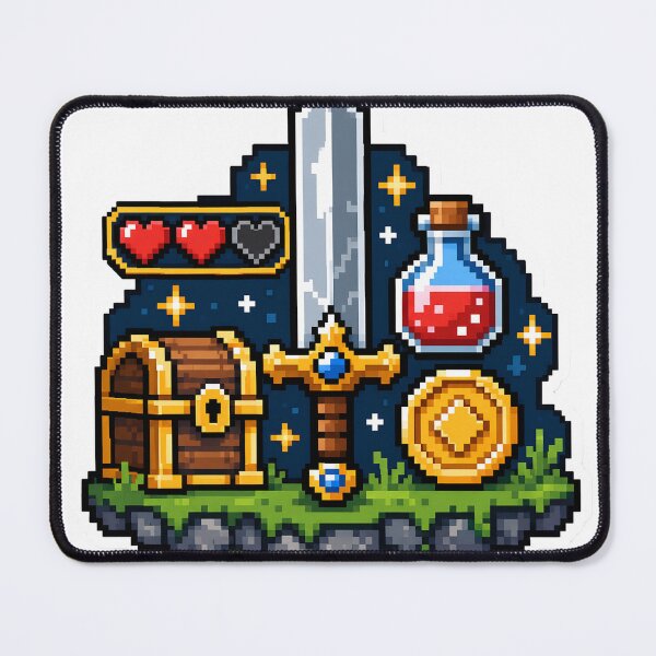 Item preview, Pixel Quest Retro Gaming Icons designed and sold by StickyGuys.