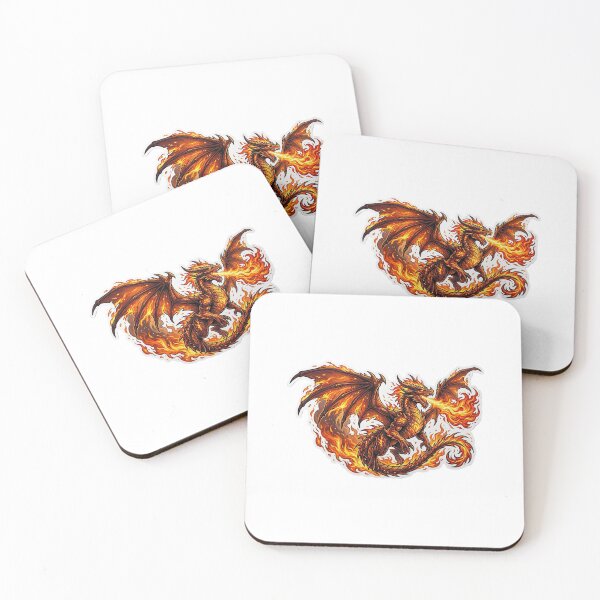 Item preview, Fire Dragon designed and sold by Homelesssquid's Stickers & More.