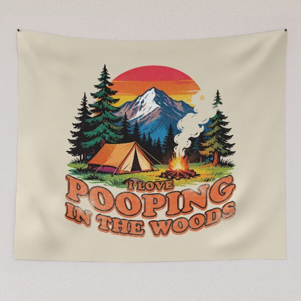 Item preview, I Love Pooping In The Woods. designed and sold by EunsooLee.