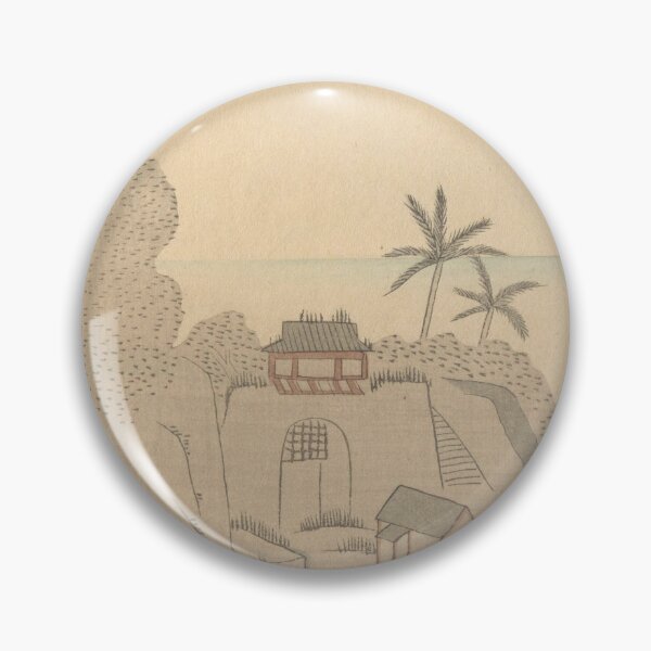 Item preview, Vintage Shuri Castle Okinawa - Antique Ryukyu Kingdom Art Print designed and sold by vekotpu.