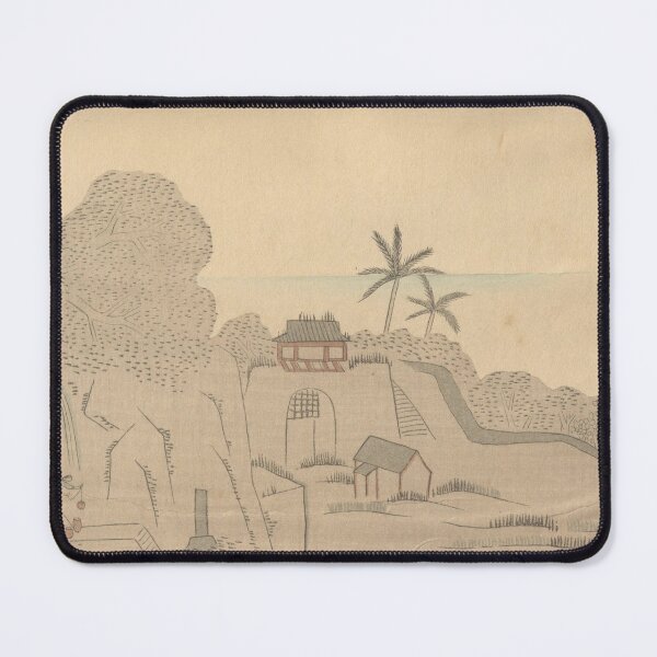 Item preview, Vintage Shuri Castle Okinawa - Antique Ryukyu Kingdom Art Print designed and sold by vekotpu.