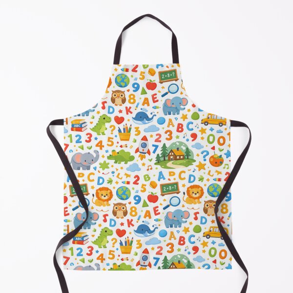 Item preview, Cute Educational Alphabet & Animals Kids Pattern designed and sold by SubhAksara.