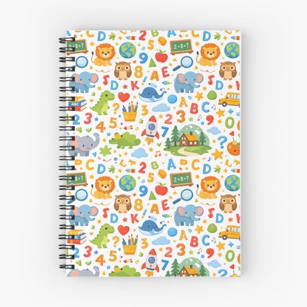 Item preview, Cute Educational Alphabet & Animals Kids Pattern designed and sold by SubhAksara.