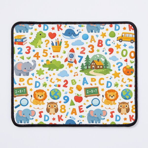 Item preview, Cute Educational Alphabet & Animals Kids Pattern designed and sold by SubhAksara.