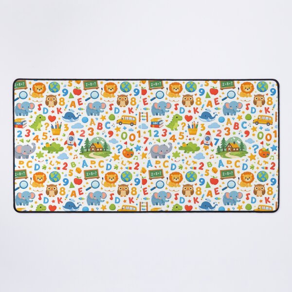 Item preview, Cute Educational Alphabet & Animals Kids Pattern designed and sold by SubhAksara.