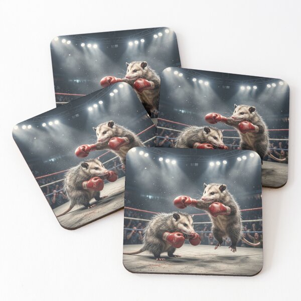 Item preview, Possums Go All Twelve Rounds designed and sold by Tridentulus.