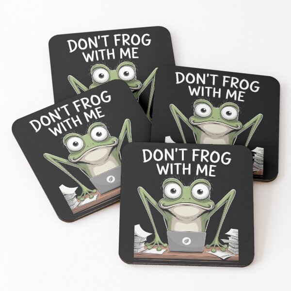 Item preview, Don't Frog With Me Funny Work Frog Meme Sarcastic Office Gift designed and sold by Say It With Ink.