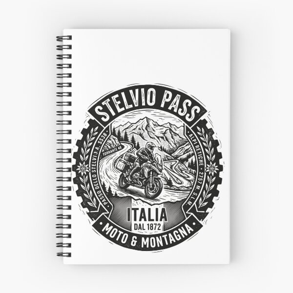 Item preview, Stelvio Pass Italia Moto Montagna Motorcycle Mountain Adventure designed and sold by Simsimah26Parks.
