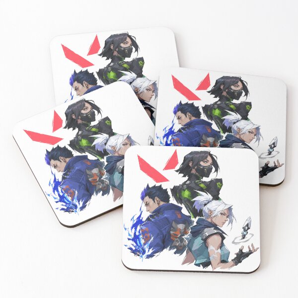 Item preview, Valorant Agents Trio – Jett, Viper & Yoru Stylized Fan Art designed and sold by NBT-NOVA.