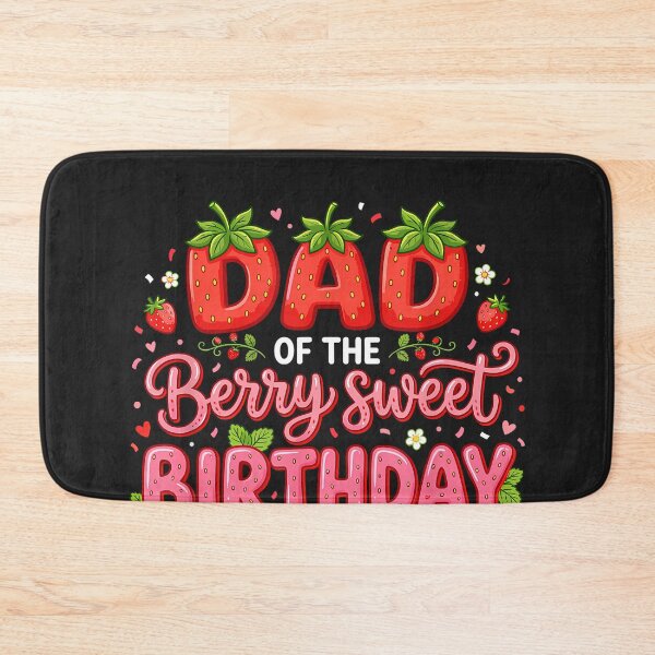 Item preview, Dad of The Berry Sweet One 1st Birthday Girl Strawberry designed and sold by CriseldaBruning.