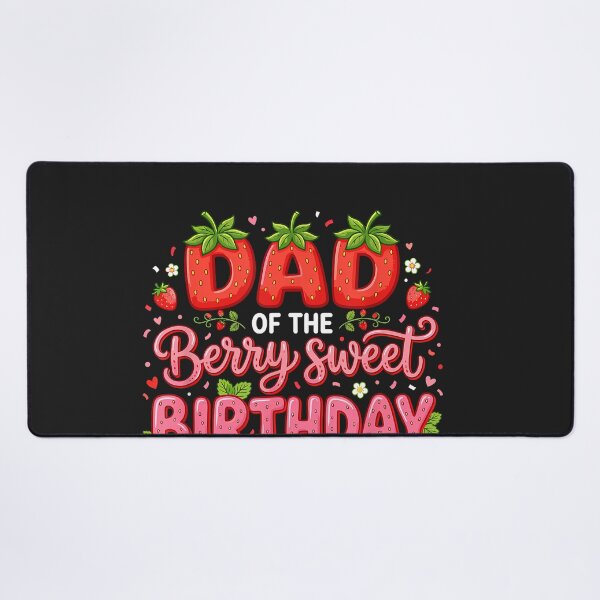 Item preview, Dad of The Berry Sweet One 1st Birthday Girl Strawberry designed and sold by CriseldaBruning.