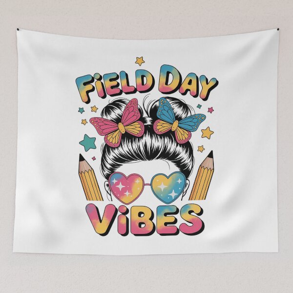 Item preview, Field Day Vibes for Teacher Kids Happy Field Day   designed and sold by SapfireStuArt.