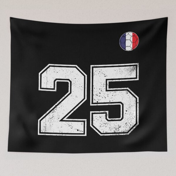 Item preview, Soccer player Jersey number 25 France Flag designed and sold by LiviuGligoros.