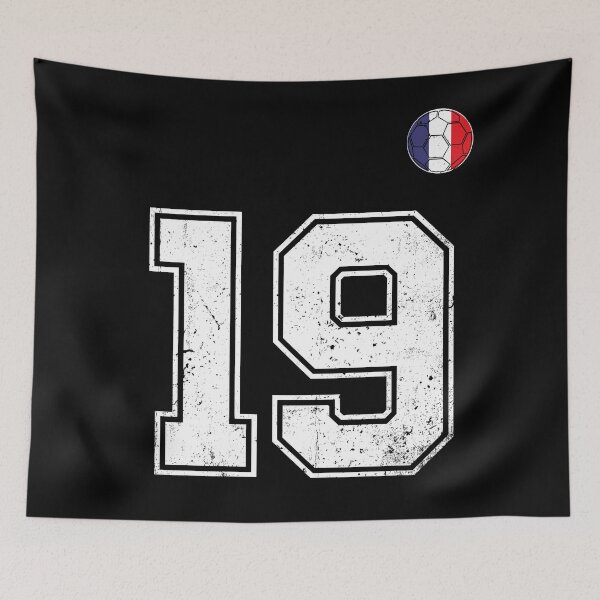 Item preview, Soccer player Jersey number 19 France Flag designed and sold by LiviuGligoros.