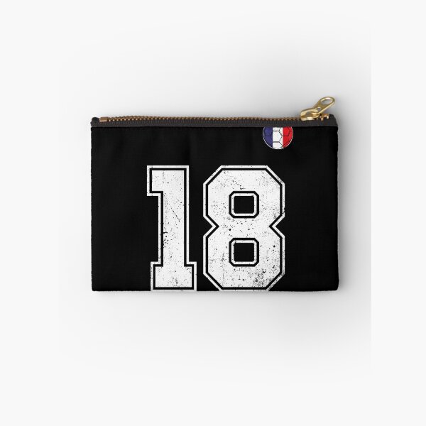 Item preview, Soccer player Jersey number 18 France Flag designed and sold by LiviuGligoros.