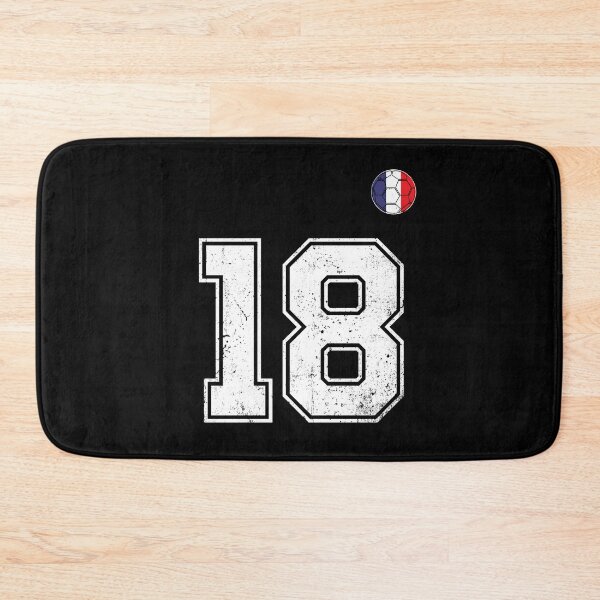 Item preview, Soccer player Jersey number 18 France Flag designed and sold by LiviuGligoros.