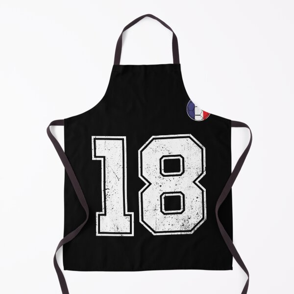 Item preview, Soccer player Jersey number 18 France Flag designed and sold by LiviuGligoros.