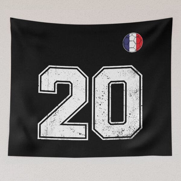 Item preview, Soccer player Jersey number 20 France Flag designed and sold by LiviuGligoros.