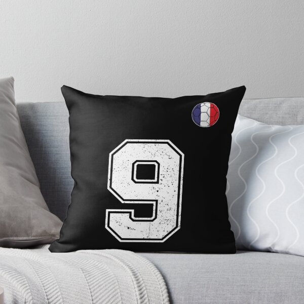 Item preview, Soccer player Jersey number 9 France Flag designed and sold by LiviuGligoros.