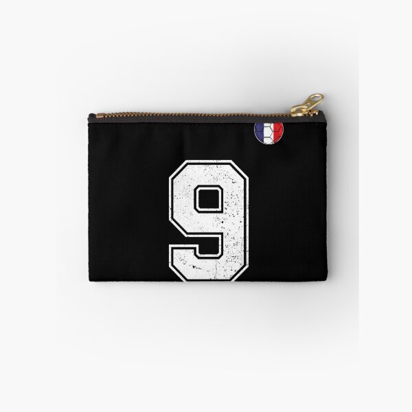 Item preview, Soccer player Jersey number 9 France Flag designed and sold by LiviuGligoros.