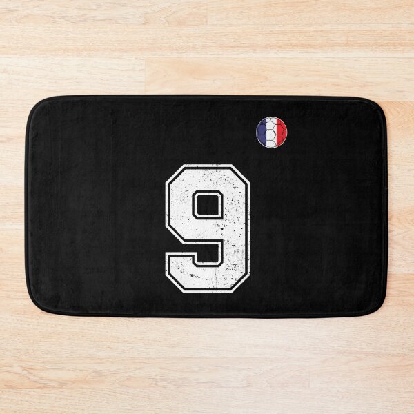 Item preview, Soccer player Jersey number 9 France Flag designed and sold by LiviuGligoros.