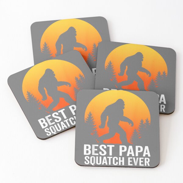 Item preview, Bigfoot Dad Sasquatch Dad Best Papa Squatch Ever Fathers Day designed and sold by KristineLi.