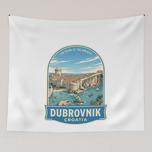 Item preview, The Pearl Of The Adriatic Dubrovnik Croatia Travel Destination Vacation Souvenir designed and sold by Simsimah26Parks.