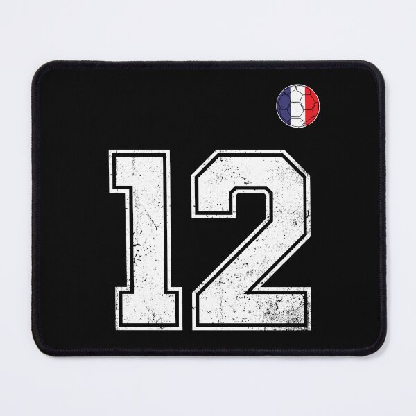 Item preview, Soccer player Jersey number 12 France Flag designed and sold by LiviuGligoros.