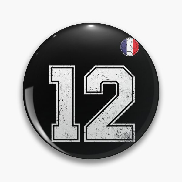 Item preview, Soccer player Jersey number 12 France Flag designed and sold by LiviuGligoros.