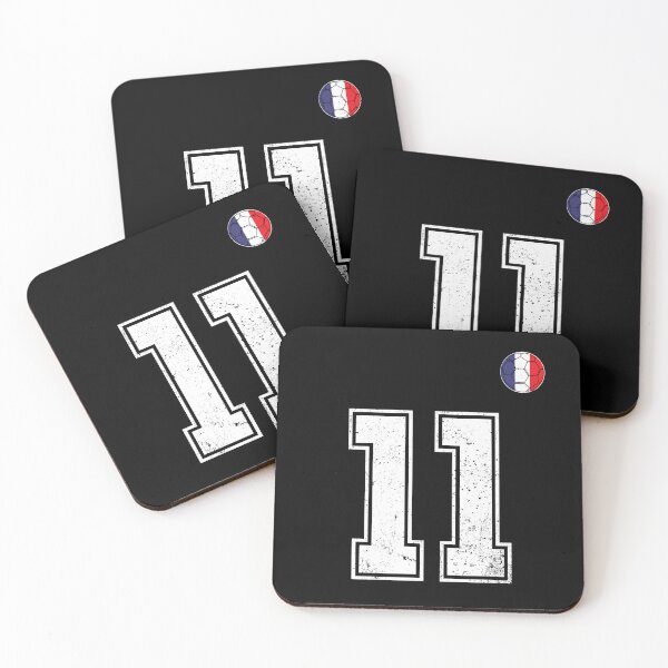 Item preview, Soccer player Jersey number 11 France Flag designed and sold by LiviuGligoros.