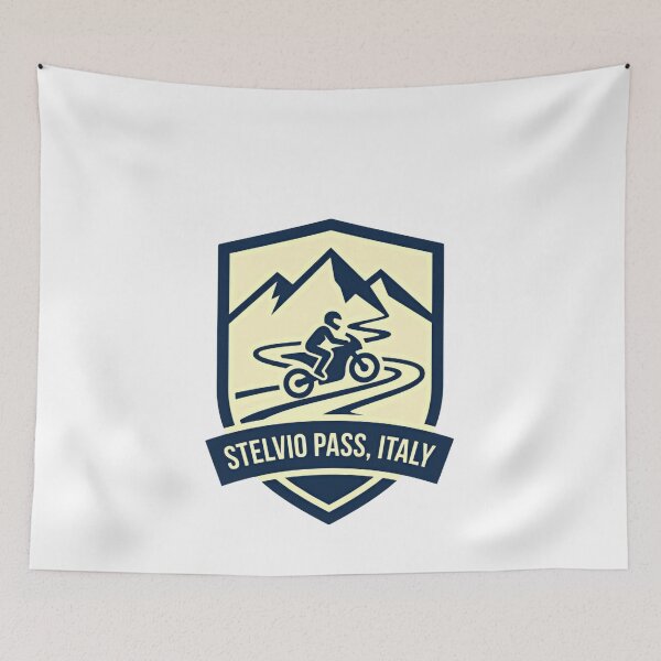 Item preview, Stelvio Pass Italy Motorcycle Rider Mountain Pass Adventure designed and sold by Simsimah26Parks.