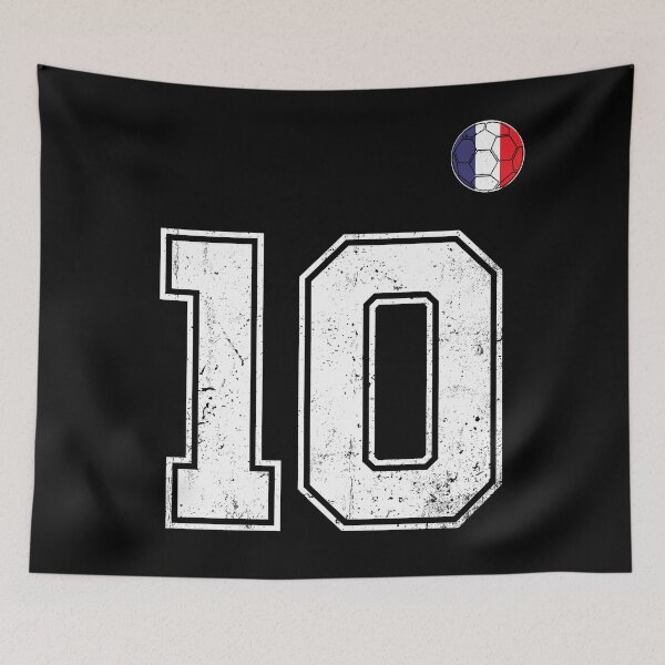 Item preview, Soccer player Jersey number 10 France Flag designed and sold by LiviuGligoros.