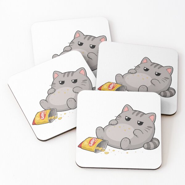 Item preview, Feelin' Chonky - Annoyed Kitty designed and sold by Vanilla-Girl.
