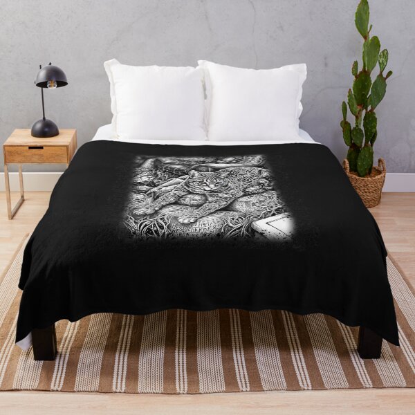 Item preview, Dark Psychedelic Cat Graphic Surrealism Goth designed and sold by FrankIsabel.