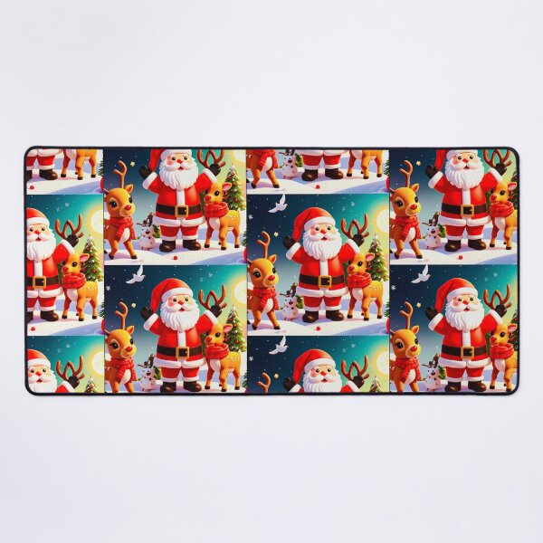 Item preview, Deep colors Santa reindeer with dove love designed and sold by Jsw-speedartja.