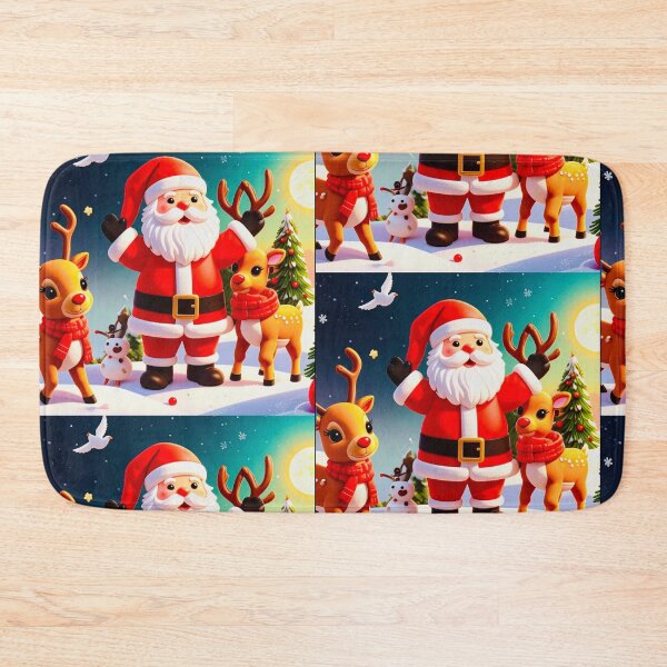 Item preview, Deep colors Santa reindeer with dove love designed and sold by Jsw-speedartja.