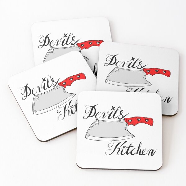 Item preview, Devil's Kitchen Meat Cleaver - Cartoon Chef Knife Design designed and sold by XnakedartistX.
