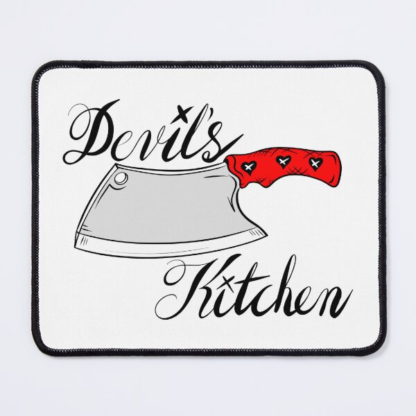Item preview, Devil's Kitchen Meat Cleaver - Cartoon Chef Knife Design designed and sold by XnakedartistX.