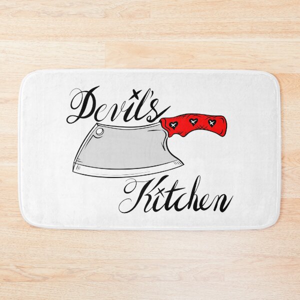 Item preview, Devil's Kitchen Meat Cleaver - Cartoon Chef Knife Design designed and sold by XnakedartistX.