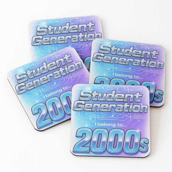 Item preview, Student Generation T-Shirt – 2000s Decade Back Print designed and sold by Artist-shirt12.
