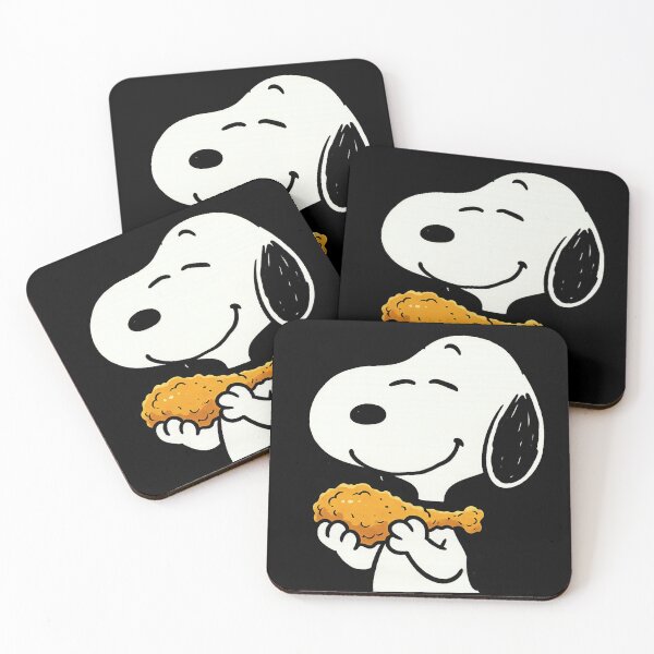 Item preview, Snoopy eating fried chicken designed and sold by YChangShop.