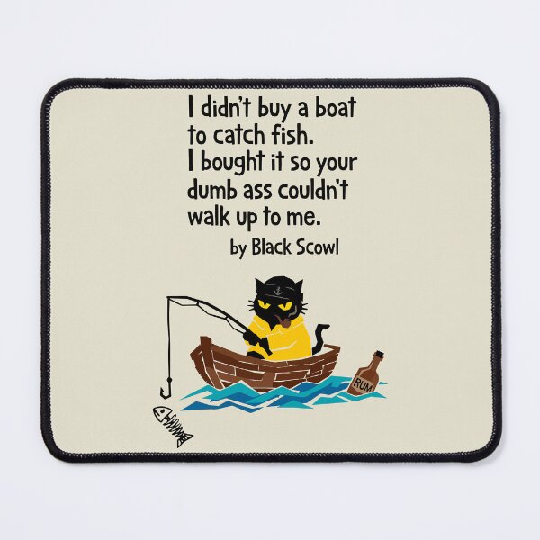 Item preview, Introvert Fishing Cat Humor designed and sold by IAPICTURE.
